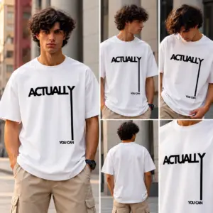 Actually You Can White Oversized T-Shirt
