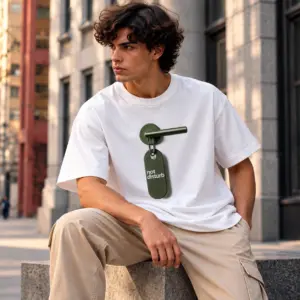 Not Disturb T Shirt – Stylish Oversized Men's T-Shirt | BADDGER